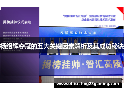 杨绍辉夺冠的五大关键因素解析及其成功秘诀