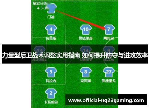 力量型后卫战术调整实用指南 如何提升防守与进攻效率