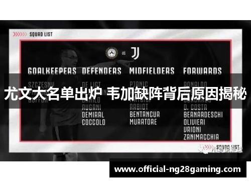 尤文大名单出炉 韦加缺阵背后原因揭秘